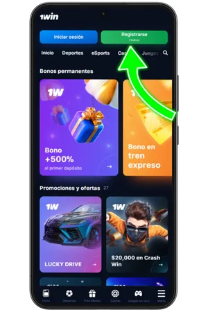 Register account 1win