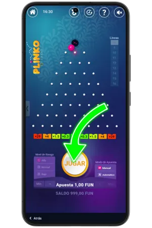 Throw the Plinko ball for 1win